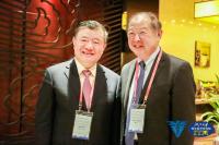 Chen Zhu, MD, with Stanley Chang, MD, at the 2018 Symposium.